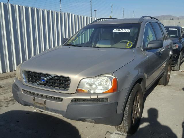 YV1CZ59H741056438 - 2004 VOLVO XC90 BEIGE photo 2