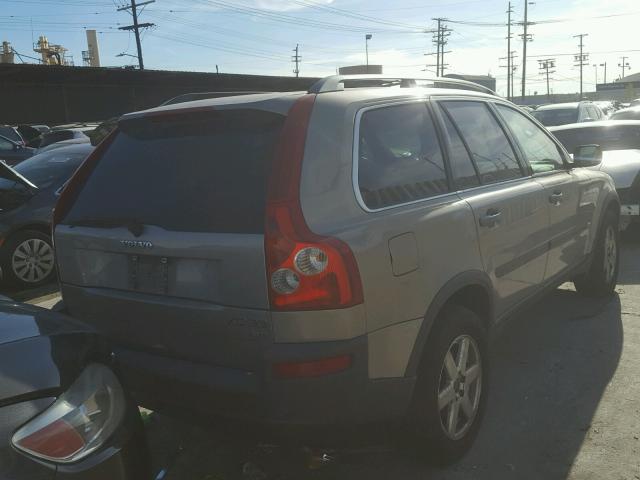 YV1CZ59H741056438 - 2004 VOLVO XC90 BEIGE photo 4