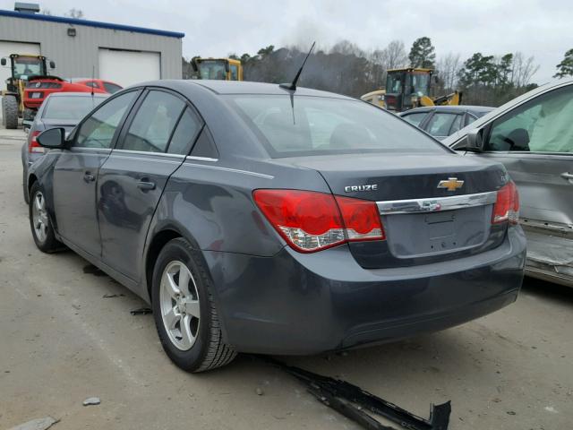 1G1PC5SB4D7200385 - 2013 CHEVROLET CRUZE LT GRAY photo 3