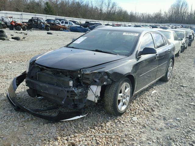 1G1ZC5EB1AF168288 - 2010 CHEVROLET MALIBU 1LT BLACK photo 2