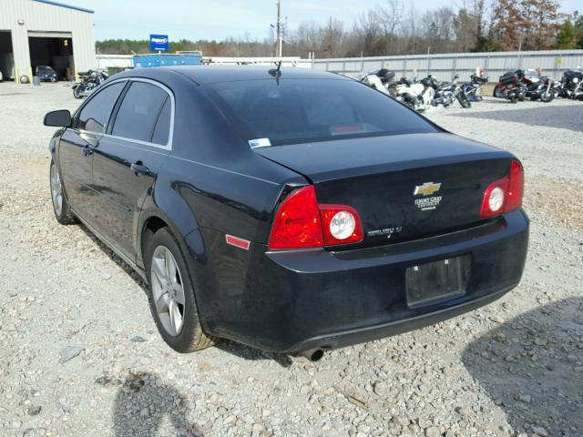 1G1ZC5EB1AF168288 - 2010 CHEVROLET MALIBU 1LT BLACK photo 3