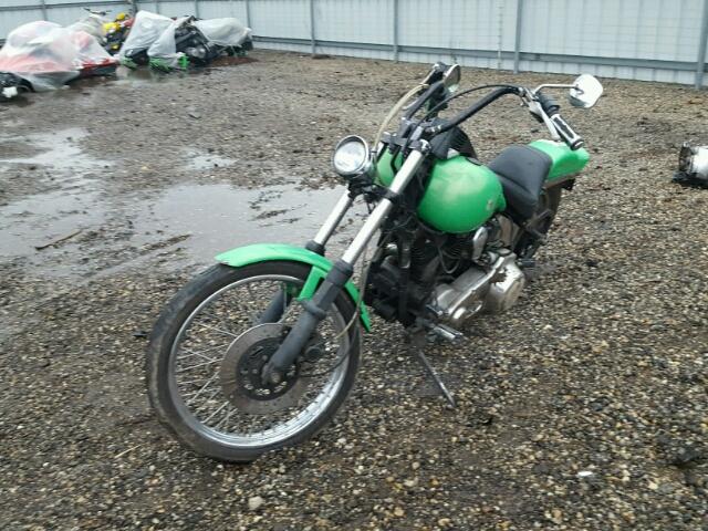 1HD1BHL18FY011306 - 1985 HARLEY-DAVIDSON FXST GREEN photo 2