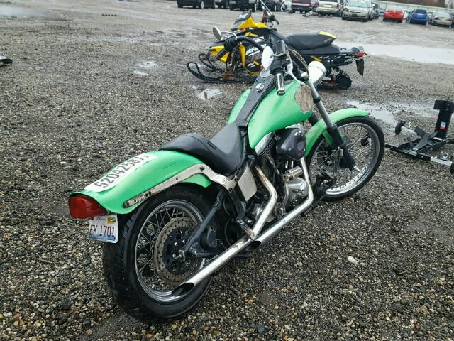 1HD1BHL18FY011306 - 1985 HARLEY-DAVIDSON FXST GREEN photo 4