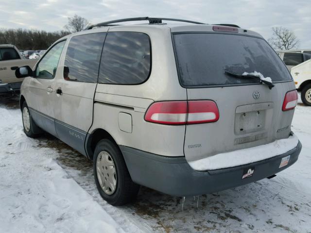 4T3ZF19C63U509227 - 2003 TOYOTA SIENNA CE SILVER photo 3