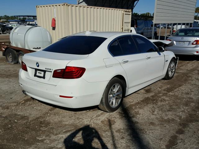 WBA5A5C53FD525141 - 2015 BMW 528 I WHITE photo 4