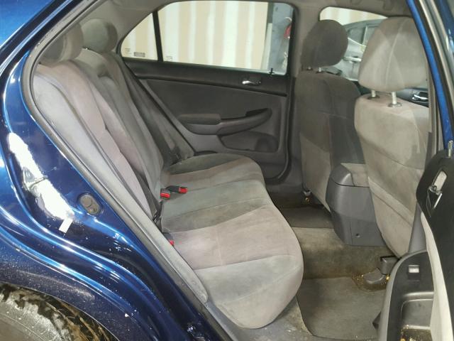 1HGCM56354A121964 - 2004 HONDA ACCORD LX BLUE photo 6