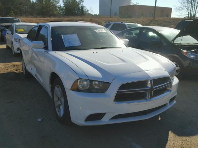 2C3CDXBGXEH342535 - 2014 DODGE CHARGER SE WHITE photo 1