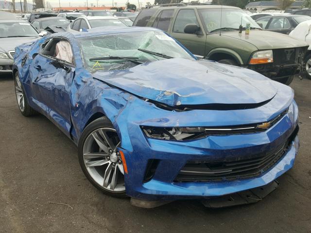 1G1FB1RX8H0211266 - 2017 CHEVROLET CAMARO LT BLUE photo 1