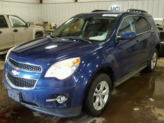 2CNALDEW3A6413079 - 2010 CHEVROLET EQUINOX LT BLUE photo 2