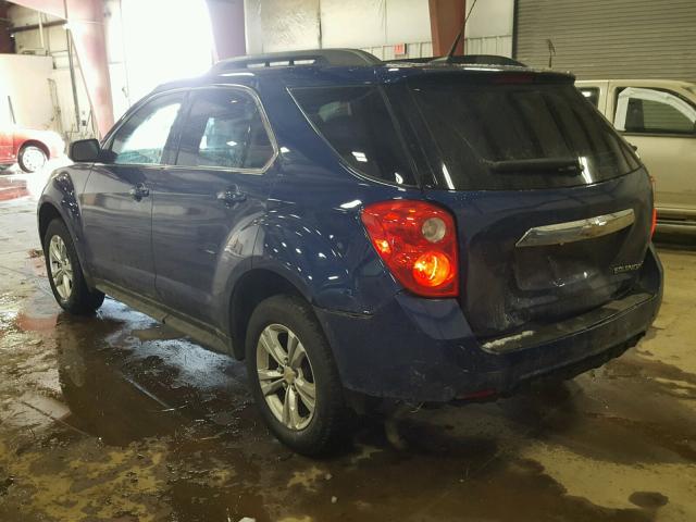 2CNALDEW3A6413079 - 2010 CHEVROLET EQUINOX LT BLUE photo 3