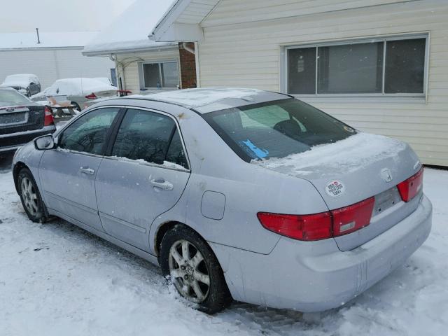 1HGCM66565A025074 - 2005 HONDA ACCORD EX SILVER photo 3