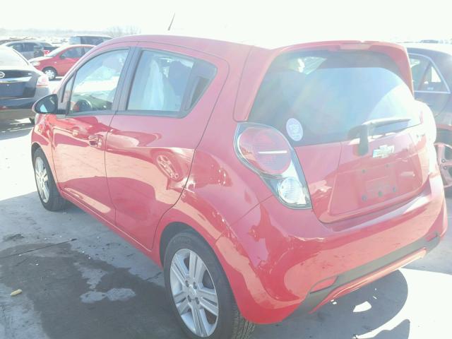 KL8CD6S96FC718474 - 2015 CHEVROLET SPARK 1LT RED photo 3