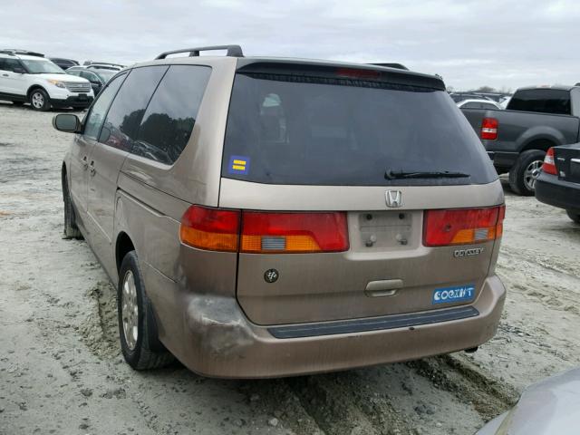 5FNRL18903B112908 - 2003 HONDA ODYSSEY EX GOLD photo 3