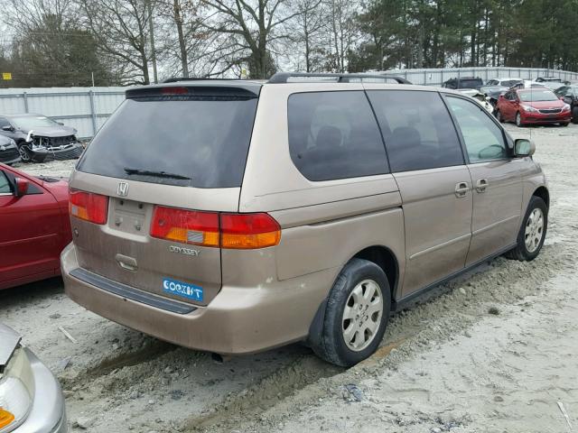 5FNRL18903B112908 - 2003 HONDA ODYSSEY EX GOLD photo 4