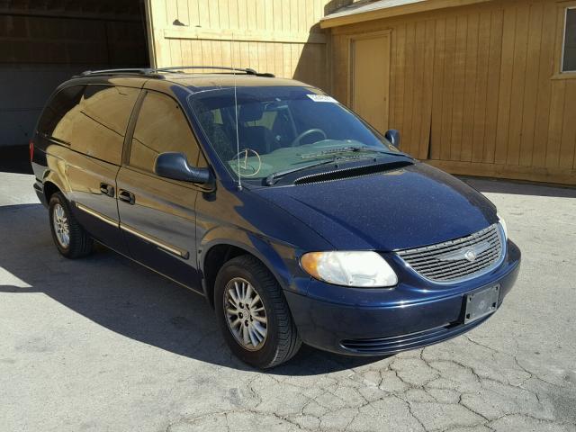 2C8GP54L54R548520 - 2004 CHRYSLER TOWN & COU BLUE photo 1