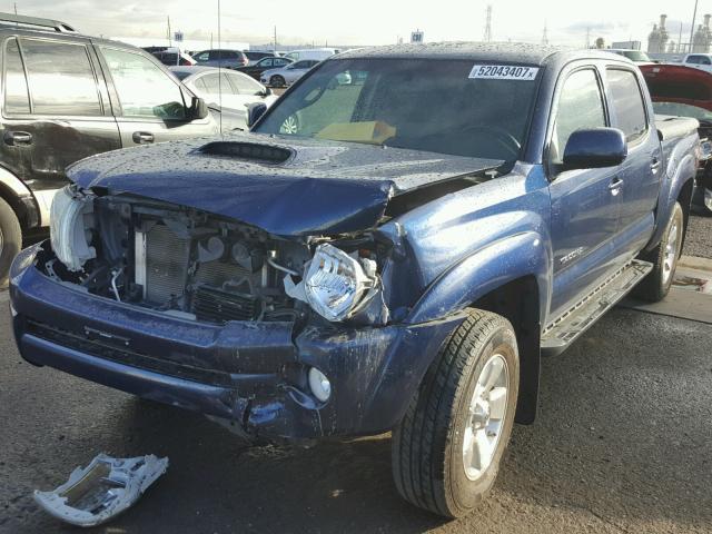 5TEJU62N98Z513991 - 2008 TOYOTA TACOMA DOU BLUE photo 4