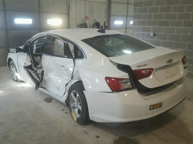 1G1ZB5ST7HF261519 - 2017 CHEVROLET MALIBU LS WHITE photo 3