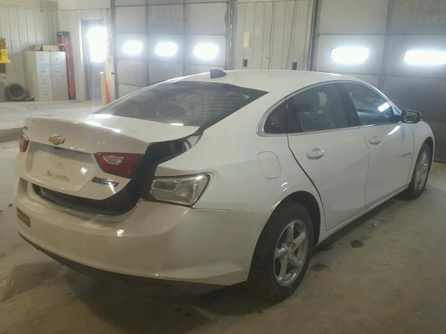1G1ZB5ST7HF261519 - 2017 CHEVROLET MALIBU LS WHITE photo 4