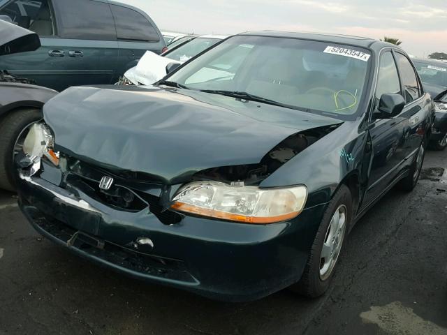 JHMCG6679XC021999 - 1999 HONDA ACCORD EX GREEN photo 2