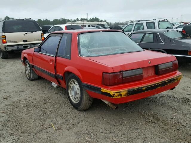 1FACP40E7LF169726 - 1990 FORD MUSTANG LX RED photo 3