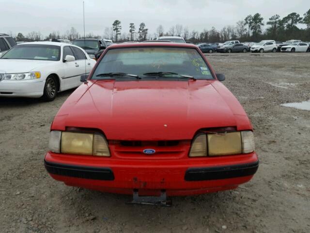 1FACP40E7LF169726 - 1990 FORD MUSTANG LX RED photo 9