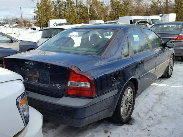 YV1TS90D8X1054224 - 1999 VOLVO S80 T6 TUR BLUE photo 4