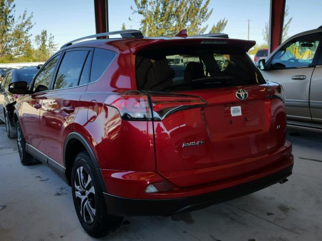 JTMZFREV0GJ087546 - 2016 TOYOTA RAV4 LE Qırmızı foto 3