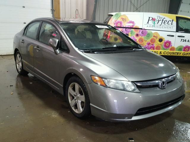 1HGFA16807L077908 - 2007 HONDA CIVIC EX GRAY photo 1