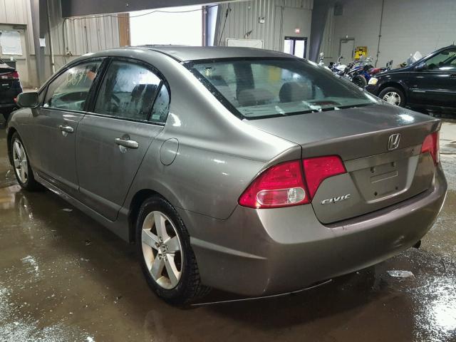1HGFA16807L077908 - 2007 HONDA CIVIC EX ნაცრისფერი ფოტო 3