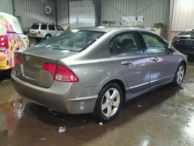 1HGFA16807L077908 - 2007 HONDA CIVIC EX ნაცრისფერი ფოტო 4