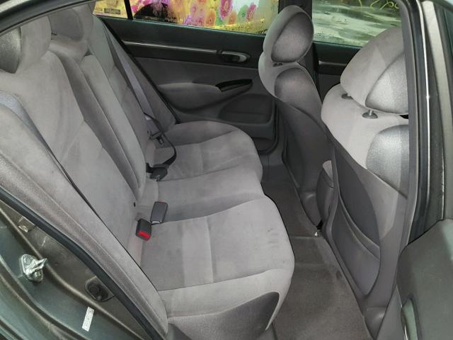 1HGFA16807L077908 - 2007 HONDA CIVIC EX ნაცრისფერი ფოტო 6