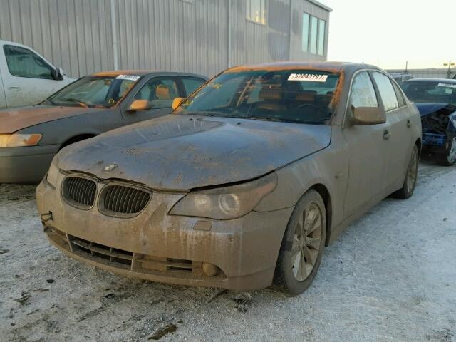 WBANB33504B110014 - 2004 BMW 545 I GRAY photo 2