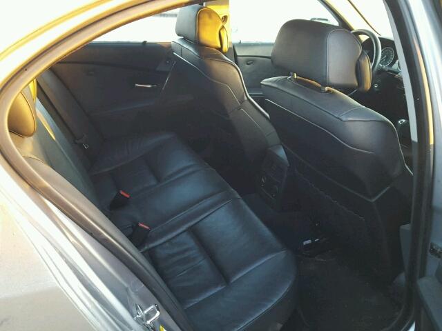 WBANB33504B110014 - 2004 BMW 545 I GRAY photo 6