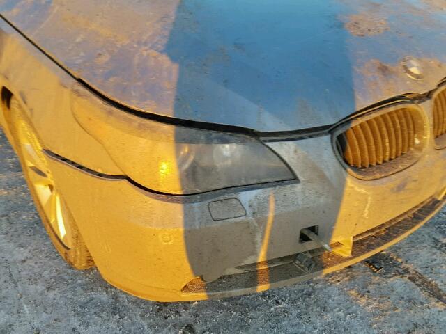 WBANB33504B110014 - 2004 BMW 545 I GRAY photo 9