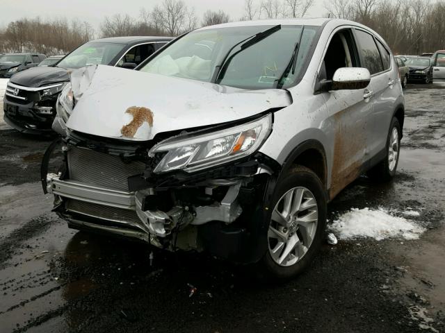 2HKRM4H56GH635322 - 2016 HONDA CR-V EX SILVER photo 2