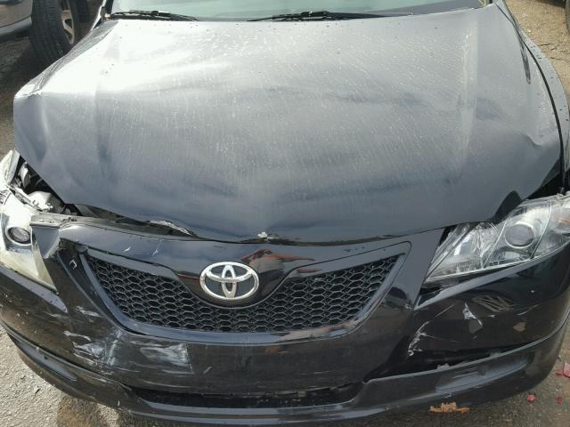 4T1BE46K68U258386 - 2008 TOYOTA CAMRY CE BLACK photo 7