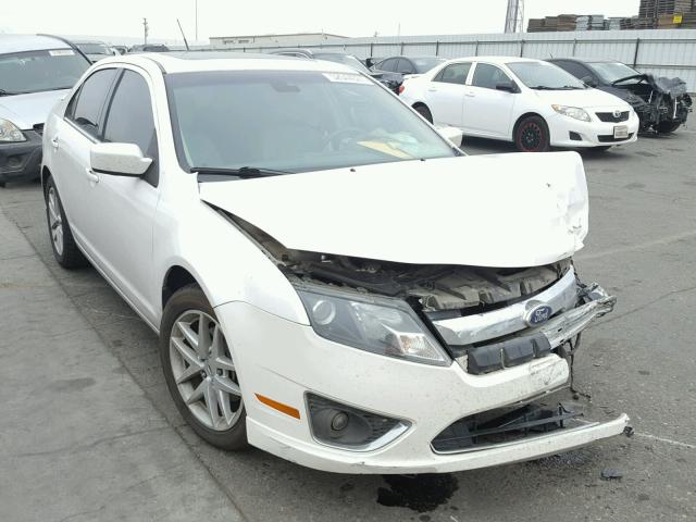 3FAHP0JG5BR222018 - 2011 FORD FUSION SEL WHITE photo 1