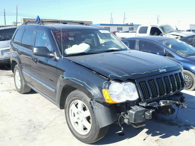 1J8GS48K08C240822 - 2008 JEEP GRAND CHER BLACK photo 1