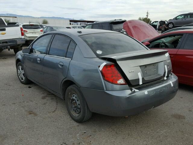 1G8AZ58F17Z146178 - 2007 SATURN ION LEVEL CHARCOAL photo 3