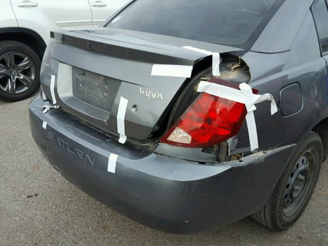 1G8AZ58F17Z146178 - 2007 SATURN ION LEVEL CHARCOAL photo 9
