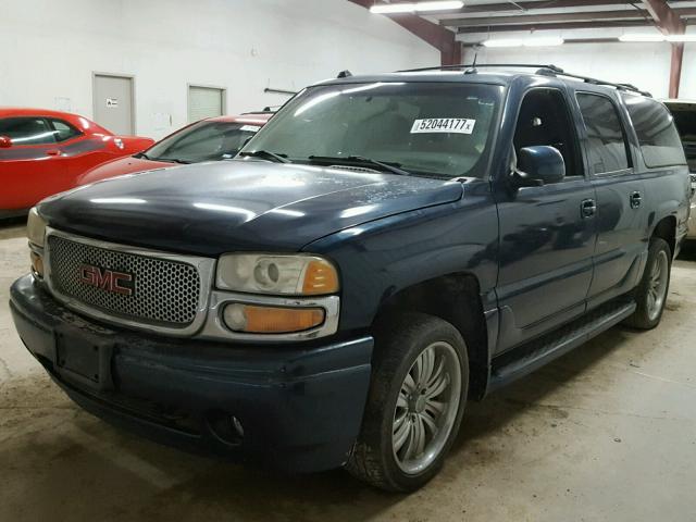 1GKFK66U75J192332 - 2005 GMC YUKON XL D BLUE photo 2