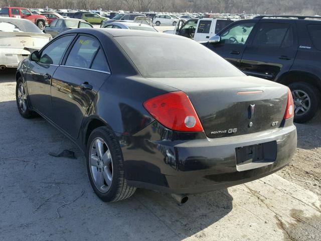 1G2ZH57N384159070 - 2008 PONTIAC G6 GT BLACK photo 3