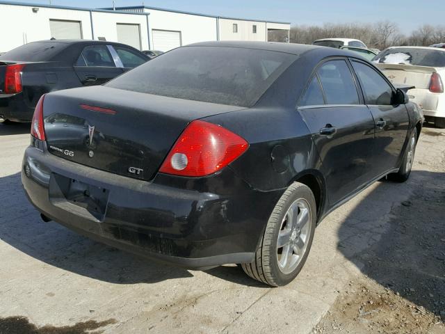 1G2ZH57N384159070 - 2008 PONTIAC G6 GT BLACK photo 4