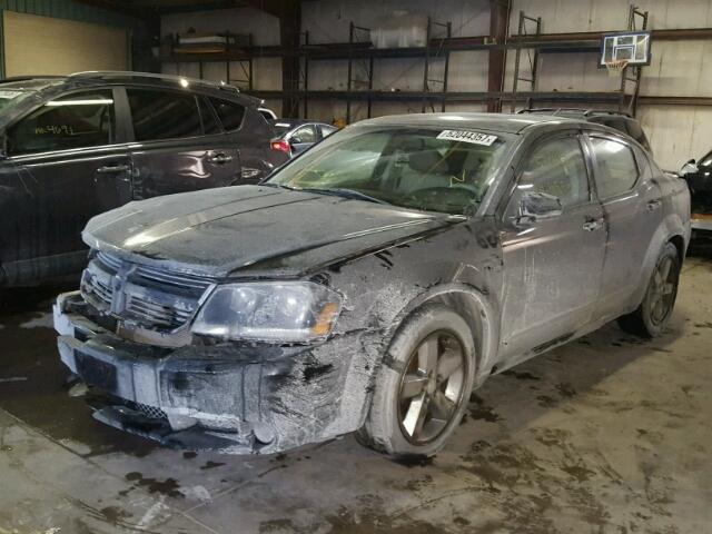 1B3LC76M58N567036 - 2008 DODGE AVENGER R/ BLACK photo 2