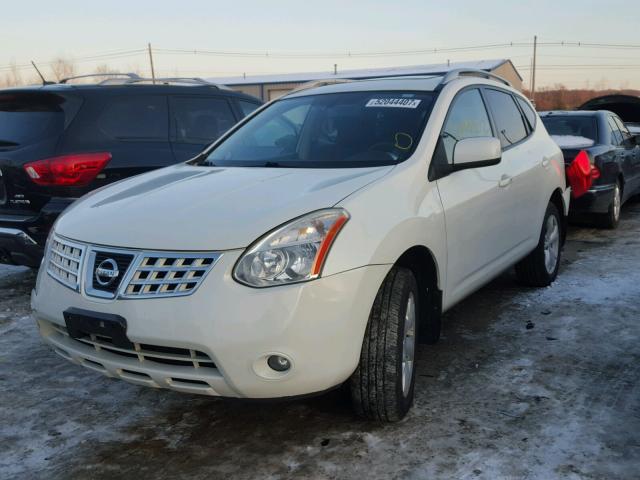 JN8AS58V29W447892 - 2009 NISSAN ROGUE S WHITE photo 2