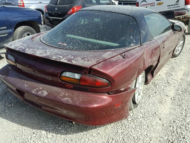 2G1FP22G8Y2129277 - 2000 CHEVROLET CAMARO Z28 MAROON photo 4