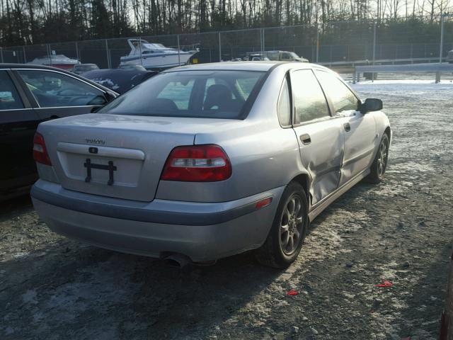 YV1VS29511F673544 - 2001 VOLVO S40 1.9T SILVER photo 4