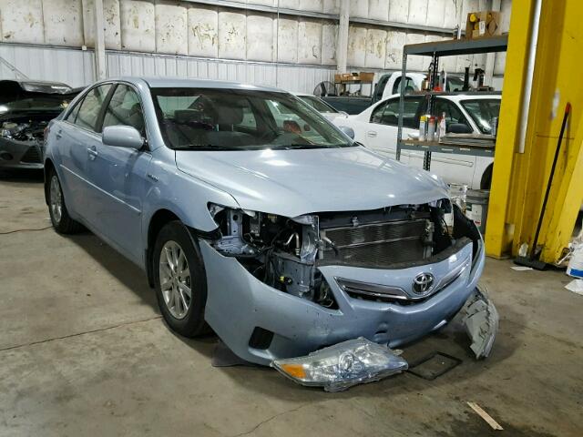 4T1BB3EK7BU135322 - 2011 TOYOTA CAMRY HYBR BLUE photo 1