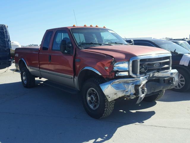 1FTNX21F0XEA60468 - 1999 FORD F250 SUPER ORANGE photo 1