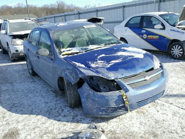 1G1AK52F557651841 - 2005 CHEVROLET COBALT BLUE photo 1